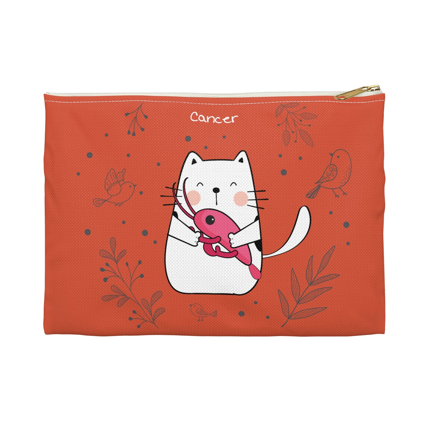 Cancer Lucky Cat: Good Fur-tune Pouch