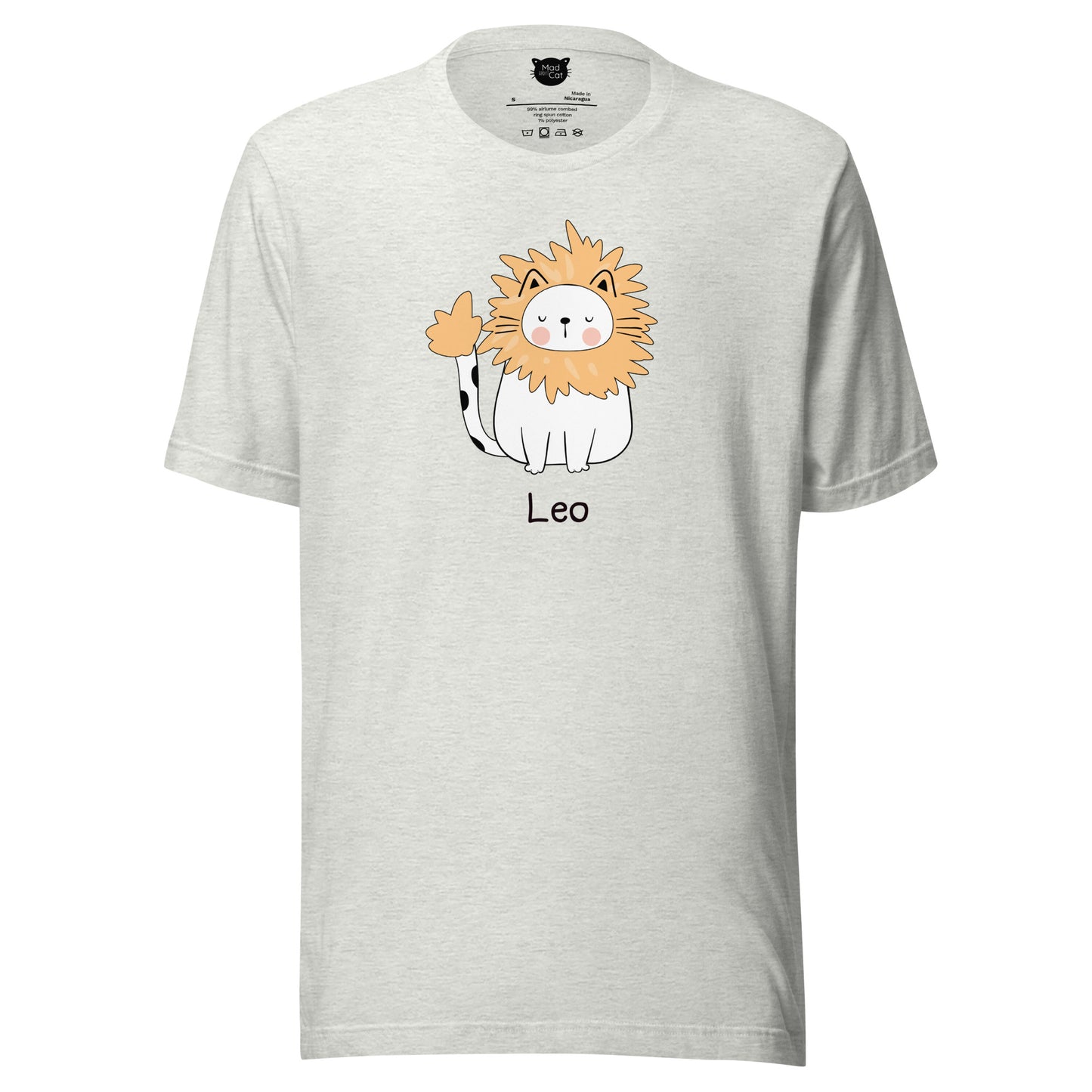 Leo Lucky Cat: Unisex Essential T-shirt - Pick your colour