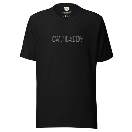 Cat Daddy Vibes Black - Unisex t-shirt