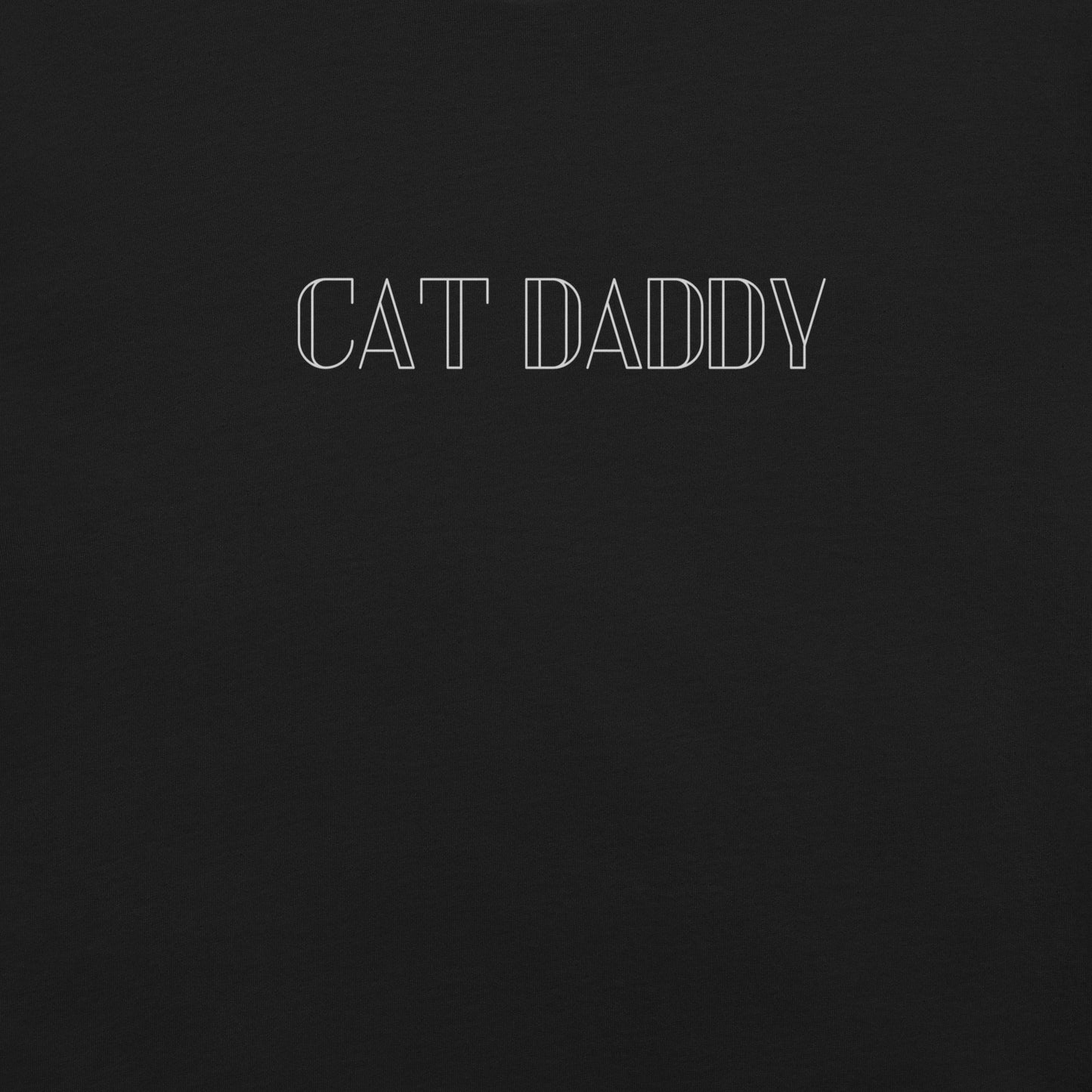 Cat Daddy Vibes Black - Unisex t-shirt